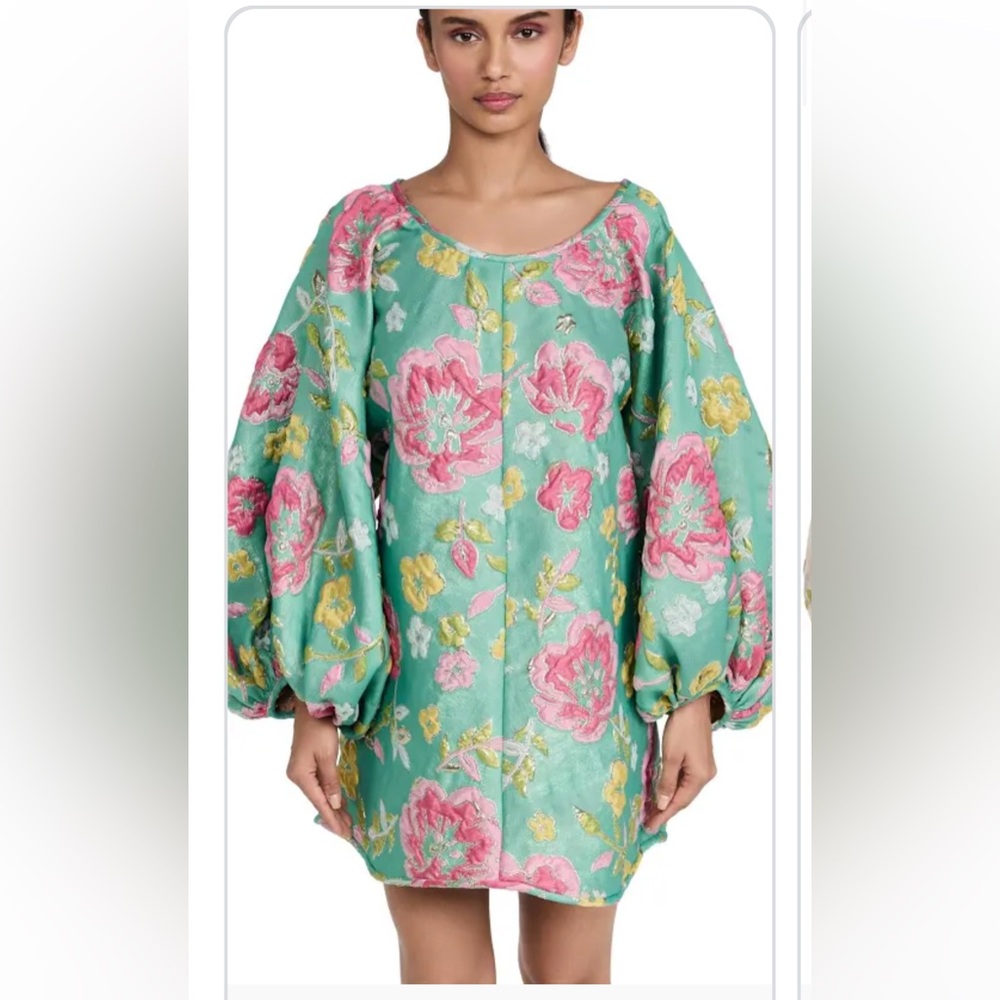 Arianne Elmy Good Luck Dress in Floral/Green